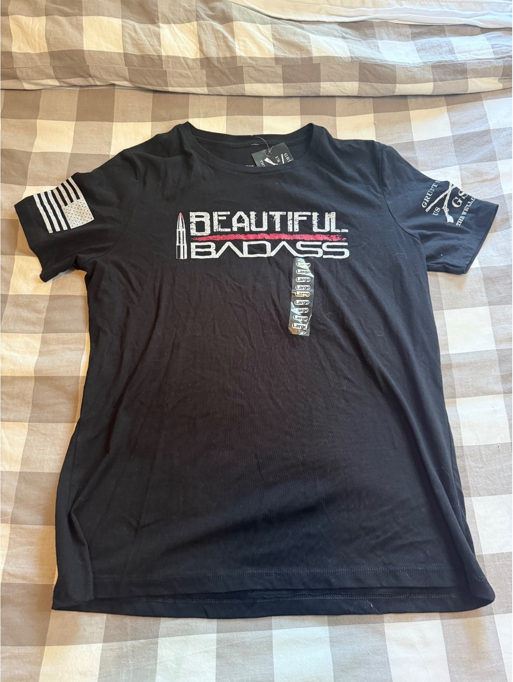 Women's Top | Short Sleeve Tee | Grunt Style | NWT | Size L